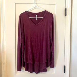 Latched Mama nursing long sleeved tee, size M